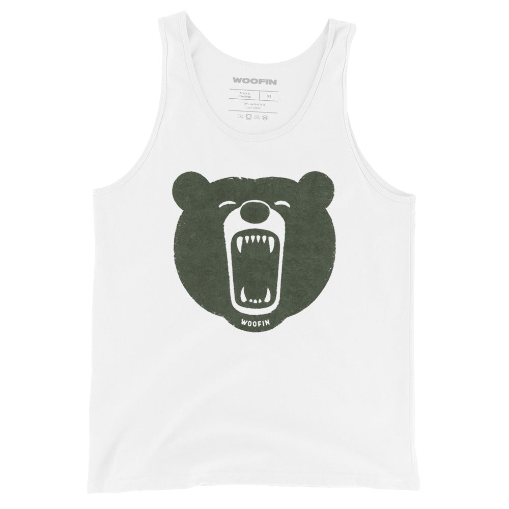 Distressed Bear Tank Top | Gay Bear Graphic Tank – WOOFIN