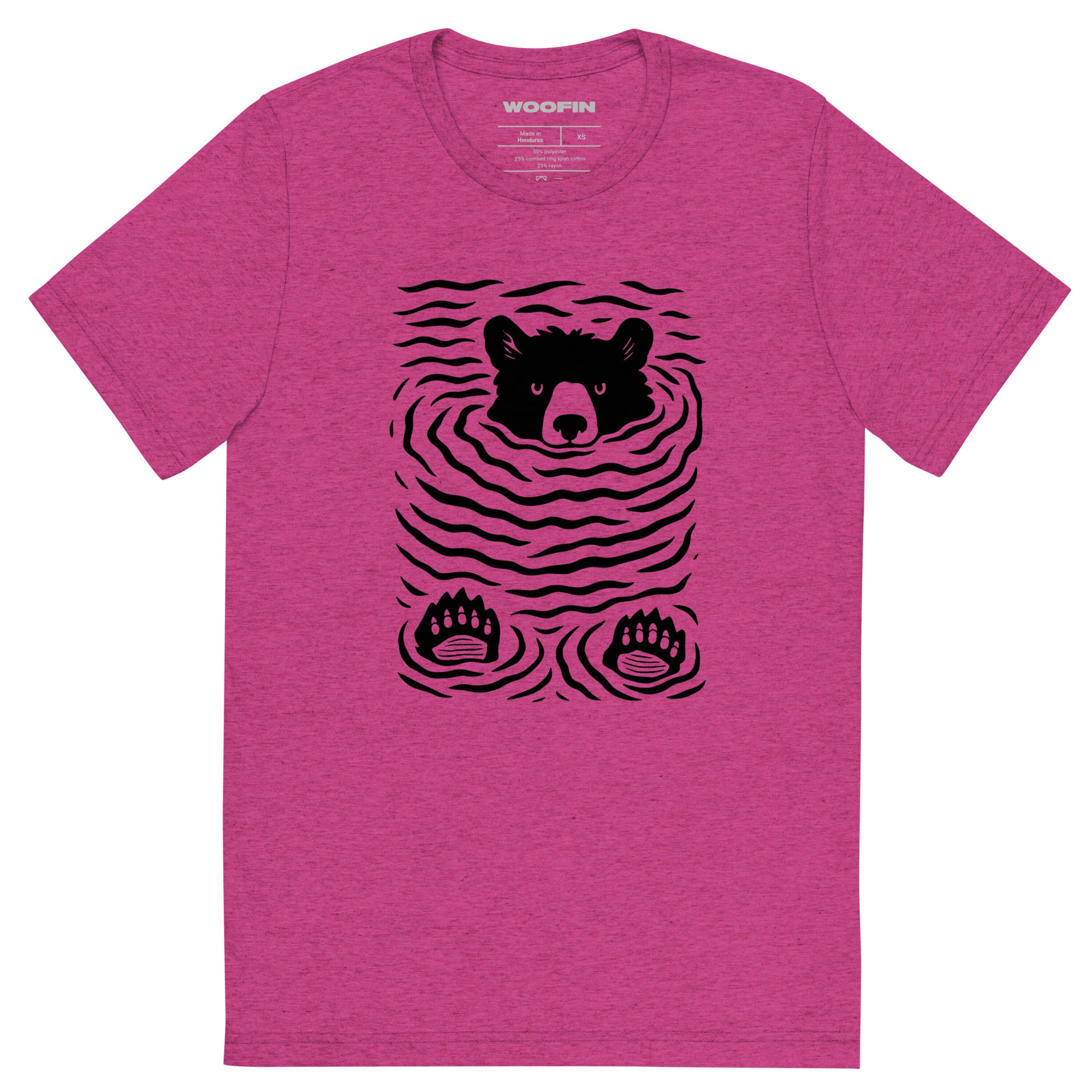 Swimming Bear Lightweight Tee | Gay Bear Graphic T-Shirt – WOOFIN