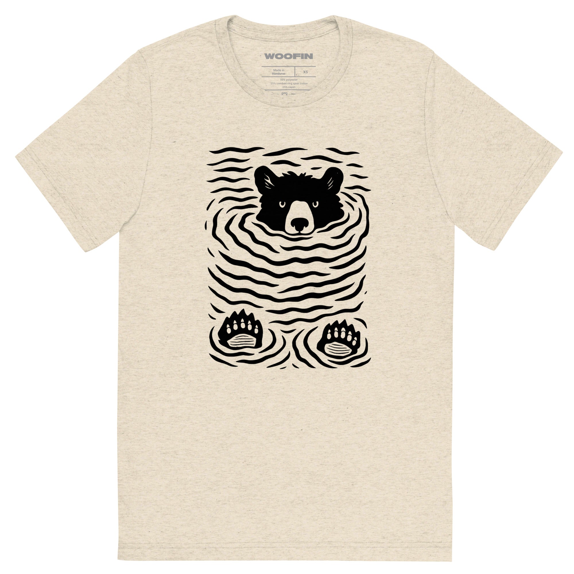 Swimming Bear Lightweight Tee | Gay Bear Graphic T-Shirt – WOOFIN
